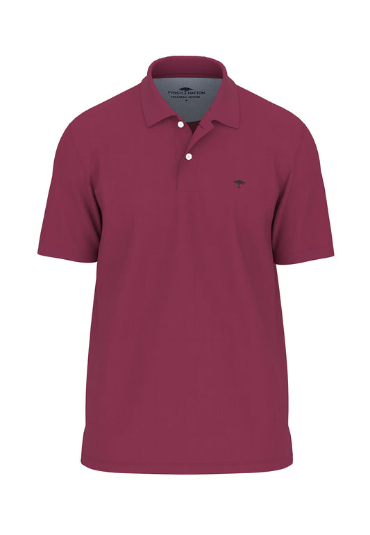 Supima Cotton Polo Shirt Dark Crimson