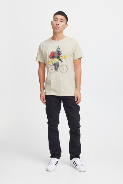 Surf Bear Printed T-Shirt - Off White