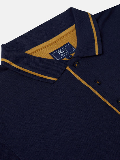 DG's Drifter Short Sleeve Polo Top - Navy