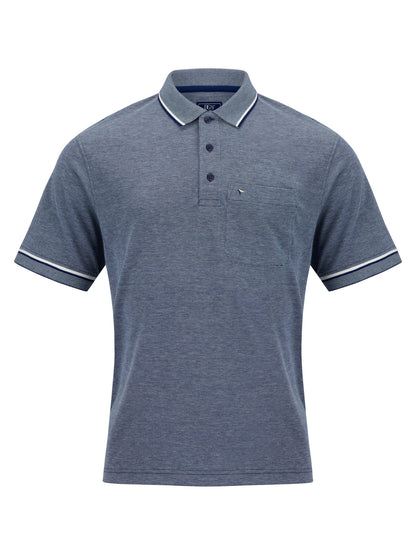 DG's Drifter Short Sleeve Polo Top - Blue