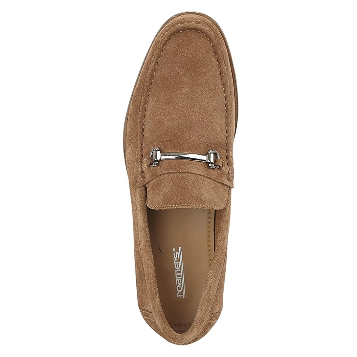 Roamers Leather Suede Loafer - Tan