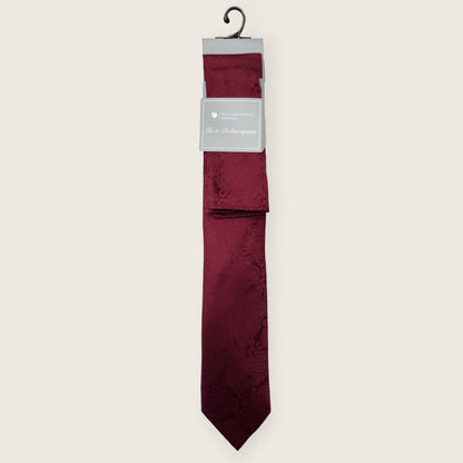 Tie and Hankie Set - Tonal Berry I104433