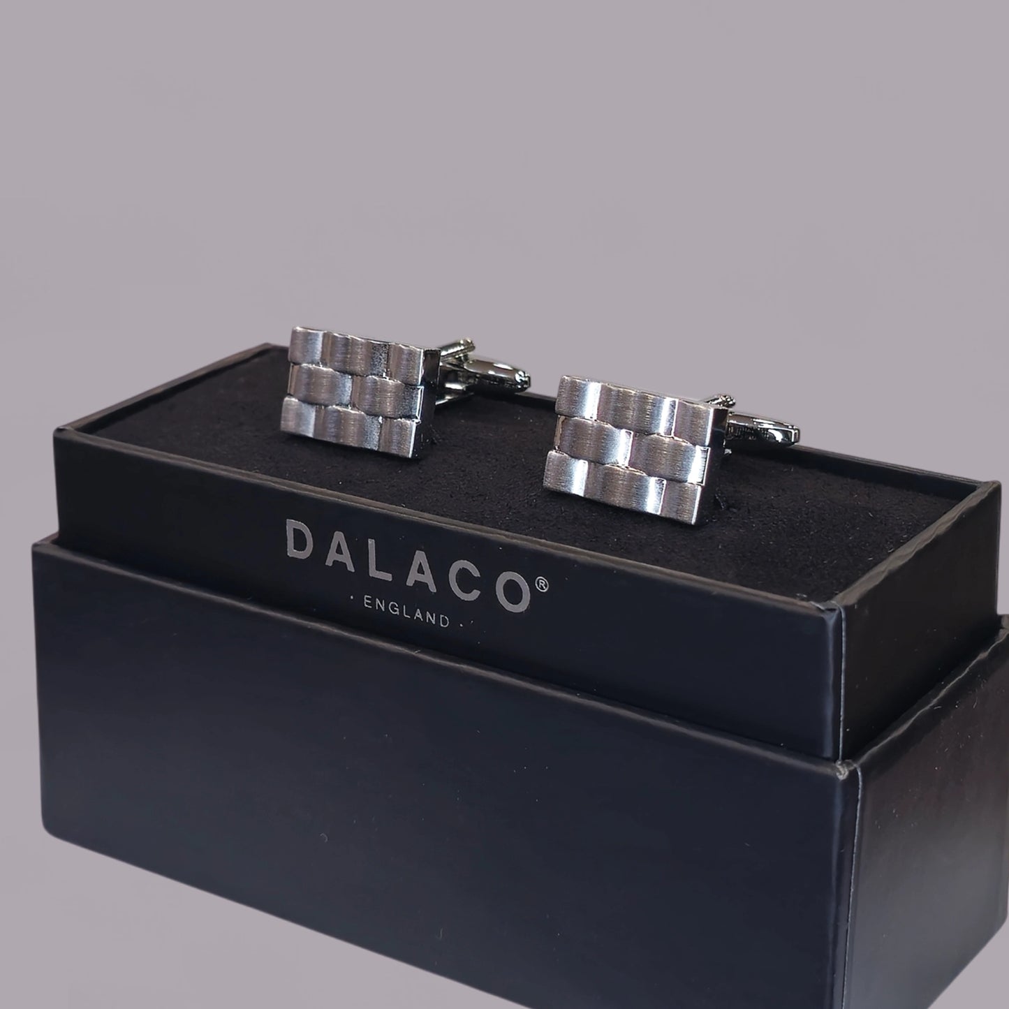 Wrist-Watch Design Rhodium Cufflinks