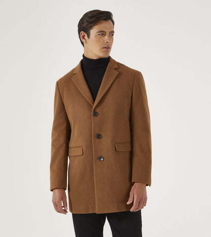 Fairlop 3/4 Overcoat - Camel