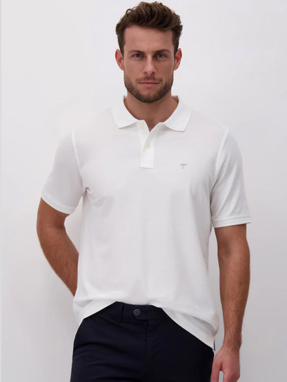 Supima-Cotton Classic Polo - White