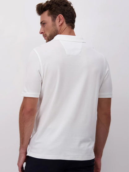 Supima-Cotton Classic Polo - White