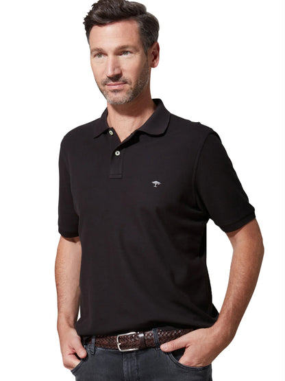 Supima-Cotton Classic Polo - Black