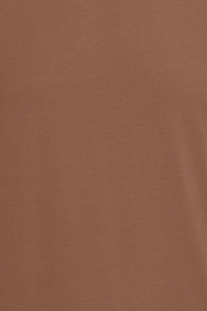 Plain Fitted Tee - Nutmeg