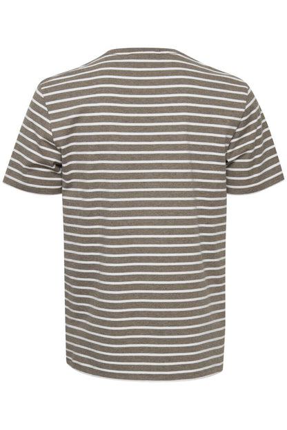 Taupe Stripe Tee