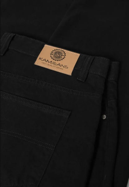 Super Stretch Straight Jeans - Black