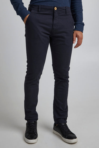 Navy Chinos - Super Stretch Slim Fit