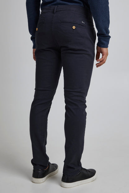 Navy Chinos - Super Stretch Slim Fit