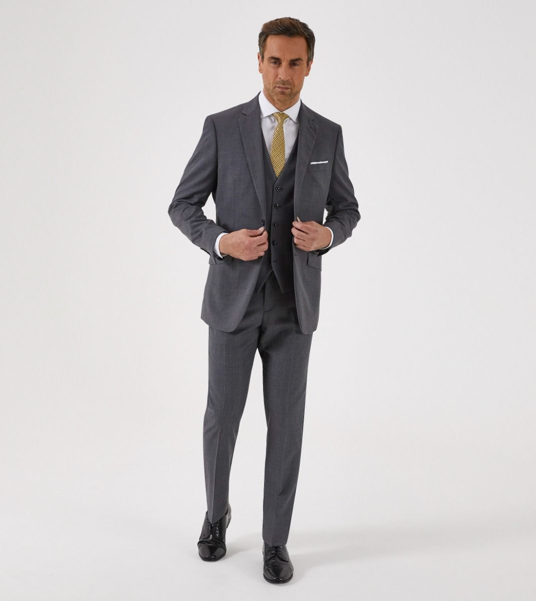 Buy Van Heusen Dark Grey Slim Fit Trousers for Men Online @ Tata CLiQ