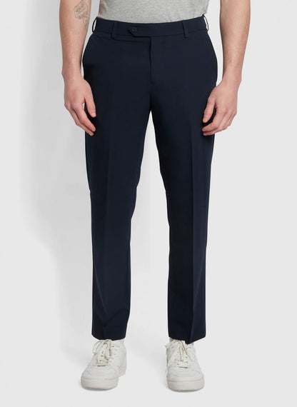 Farah Roachman 4 Way Stretch Trousers In Navy